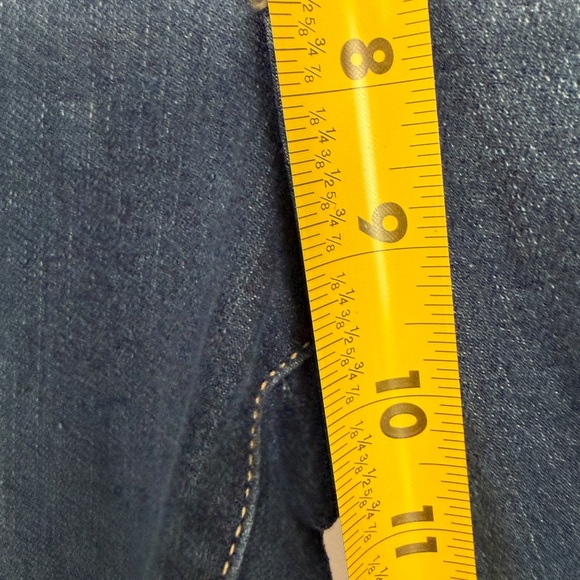 Seven7 Dark Denim Flare Jeans - Size 6 - Picture 9 of 10